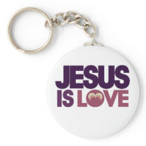 Jesus is Love Key Chains