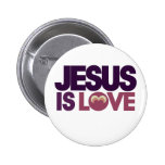 Jesus is Love Pin