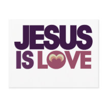 Jesus is Love Postcards