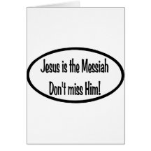 Jesus is Messiah Card