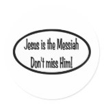 Jesus is Messiah Stickers