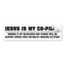 Jesus Is My Co-Pilot Bumper Stickers