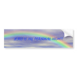 JESUS IS MY PERSONAL HIGH!!... Religious bumper st Bumper Stickers