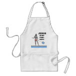 Jesus is my pool boy aprons