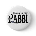 Jesus is my RABBI Button