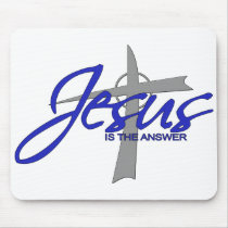 Jesus is the Answer Mouse Pad