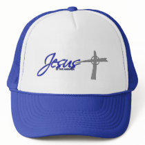 Jesus is the Answer Trucker Hats