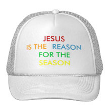 JESUS, IS THE, FOR THE, SEASON, REASON MESH HAT