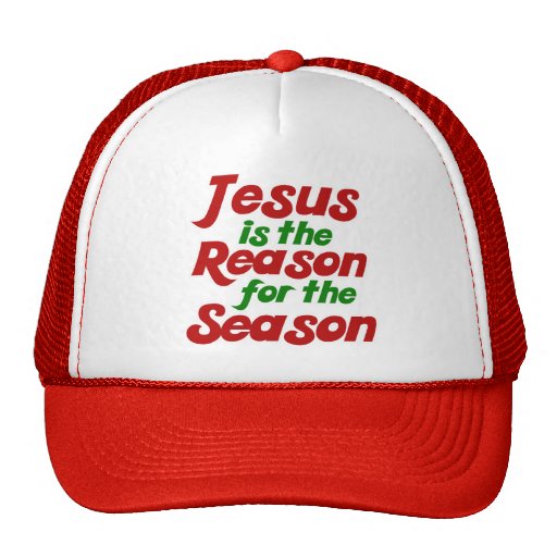 Jesus is the Reason for the Christmas Season Mesh Hat