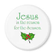 Jesus is the reason for the Season Magnets