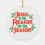 Jesus Is The Reason For The Season Christmas Tree Ornament
