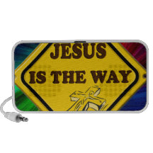 JESUS IS THE WAY iPod SPEAKERS