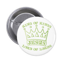JESUS king of kings lime green gradient Pins