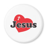 Jesus Love Refrigerator Magnet