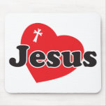 Jesus Love Mouse Pad