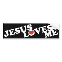 Jesus Loves Me Bumper Stickers