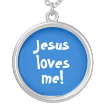 Jesus, loves, me! custom jewelry