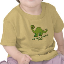Jesus Loves Me Dino Tees