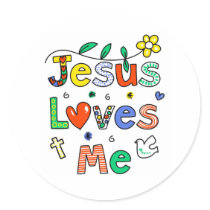 Jesus Loves Me Stickers