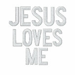 Jesus loves me - T-shirt Embroidered Polo Shirt