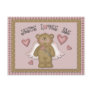 Jesus Loves Me Teddy Bear Angel Postcard
