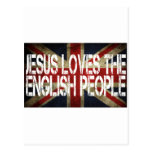 Jesus loves the English people Cartes Postales
