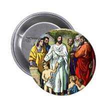 Jesus Loves The Little Children Pin