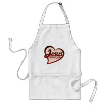 Jesus Loves you Apron