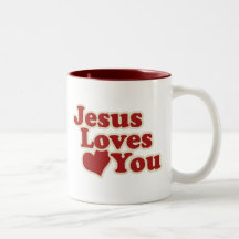 Jesus Loves you for Christians Mug