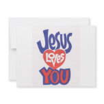 JESUS-LOVES-YOU Invitation