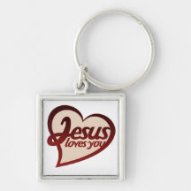 Jesus Loves you Key Chain