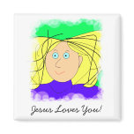 Jesus Loves You! magnets