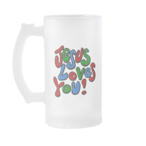 Jesus loves you coffee mug