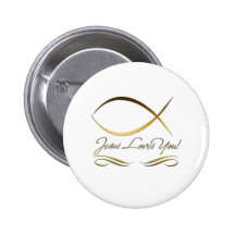 Jesus Loves You Pins