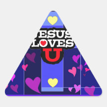 JESUS LOVES YOU STICKERS