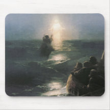 Jésus marchant sur l'eau, peinture d'Ivan Aivazovs Tapis De Souris