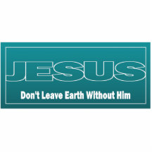 JÉSUS ne laissent pas la terre sans lui Photo En Découpe