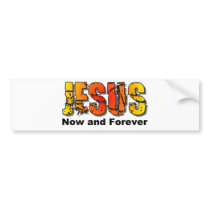 Jesus now and forever Christian design