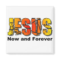Jesus now and forever Christian design