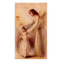 Jesus of Peace and Love Remembrance Template Business Card Templates