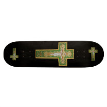 Jesus on the Cross Art Skateboard - Complete
