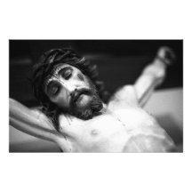 Jesus on the cross customized stationery