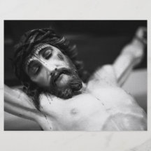 Jesus on the cross flyer