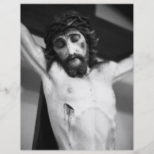Jesus on the cross personalized flyer