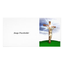 Jesus on the Cross Photocard Photo Card Template