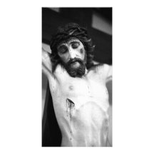 Jesus on the cross picture card