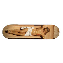 Jesus on the Cross Skate Deck