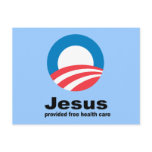 Jesus provided free healthcare post cards