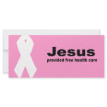 Jesus provided free healthcare rack card