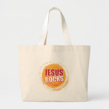 Jesus Rocks 2 Orange Bag